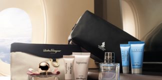 First class amenities on Global Airlines Singapore Airlines