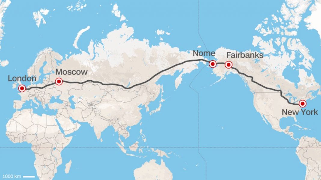 trans siberian road map