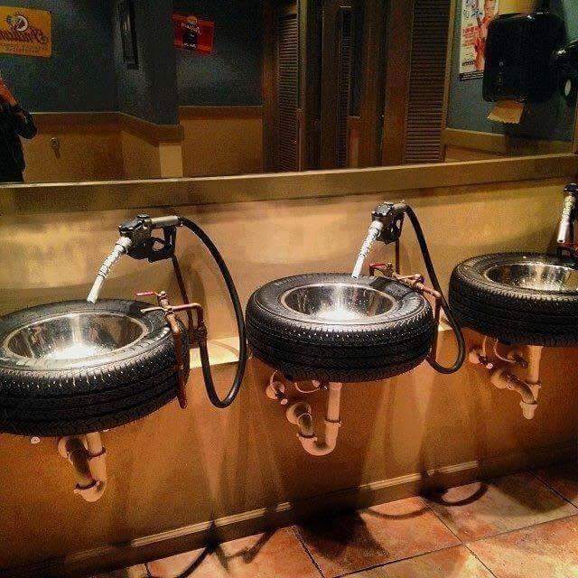 Tires Bathroom