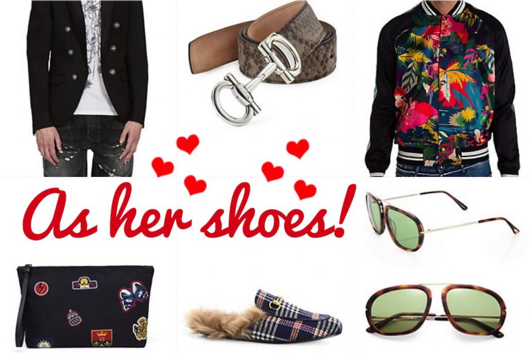 as her shoes