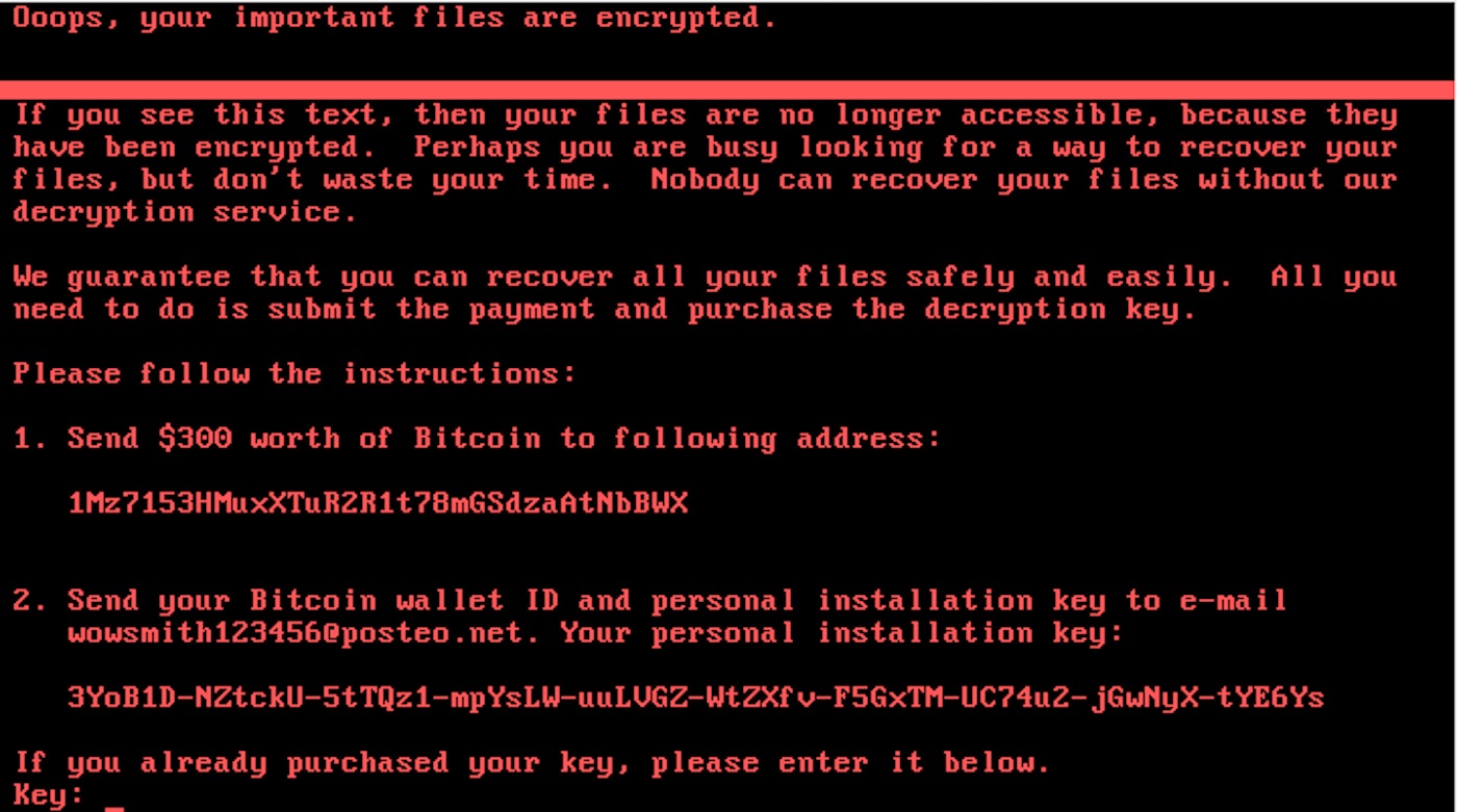 ransomware Petya