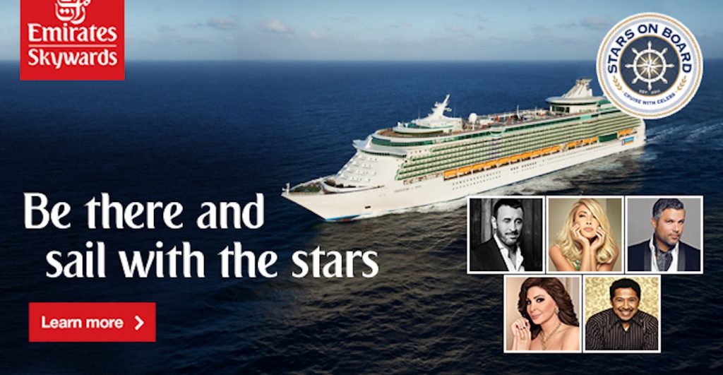 Board the STARS Cruise with Emirates ELMENS