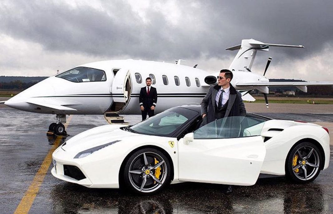 Winter on a private jet!