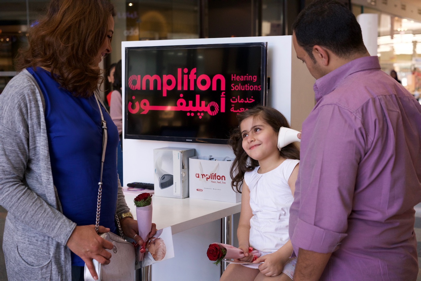 City Centres collaborated with “Esma3ny” to generate awareness around hearing loss in children as part of the Gifts from Heaven program