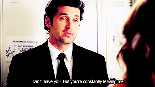 mcdreamy leaving