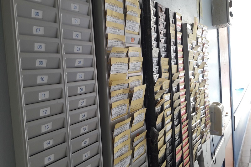 Time Card Rack
