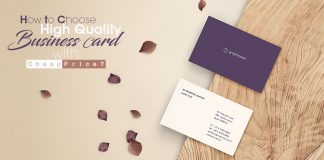 How to choose High-Quality Business Card with Cheap Price? Business Card printing Cover