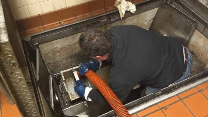 Grease trap cleaning