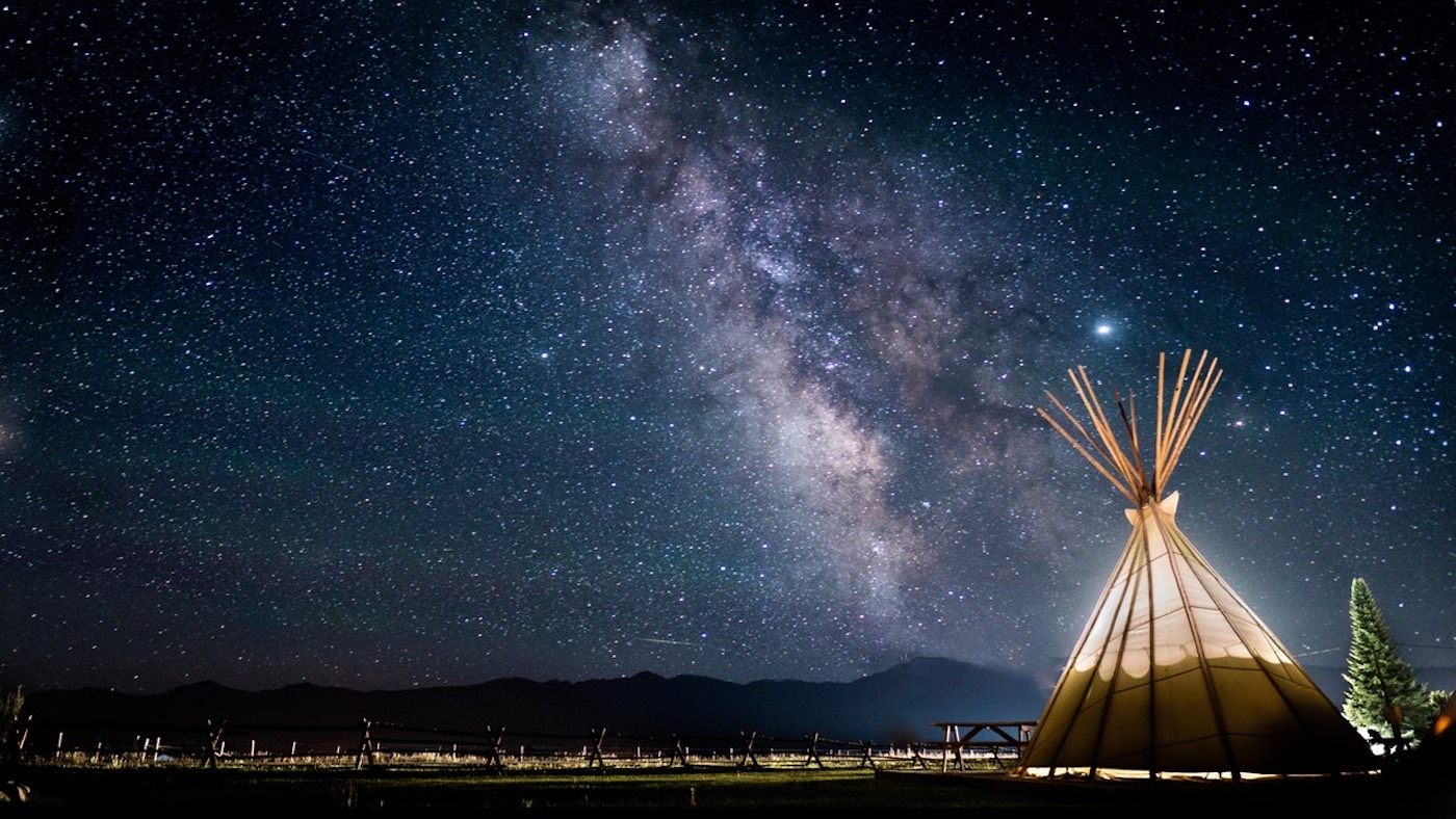 Camping underneath the stars