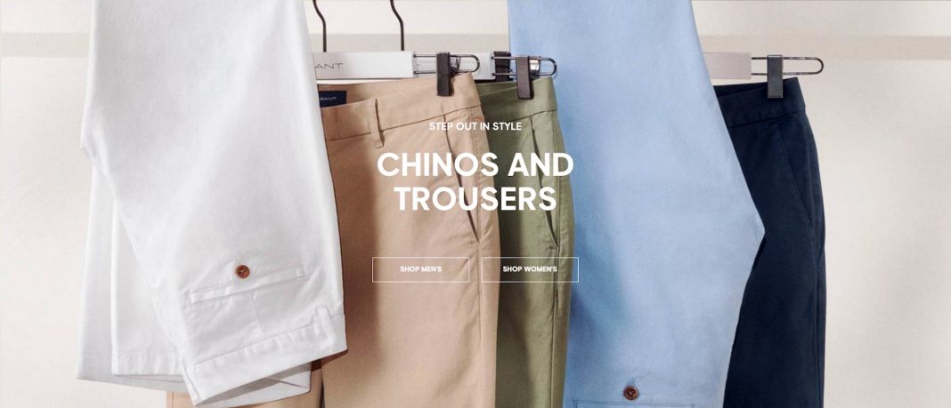 Step Out In Style In NEW Chinos and Trousers at GANT