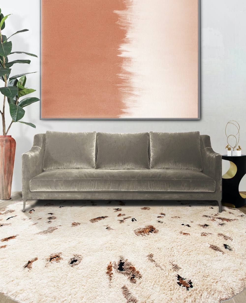 Living Room COMO Sofa and BRYCE Side Table