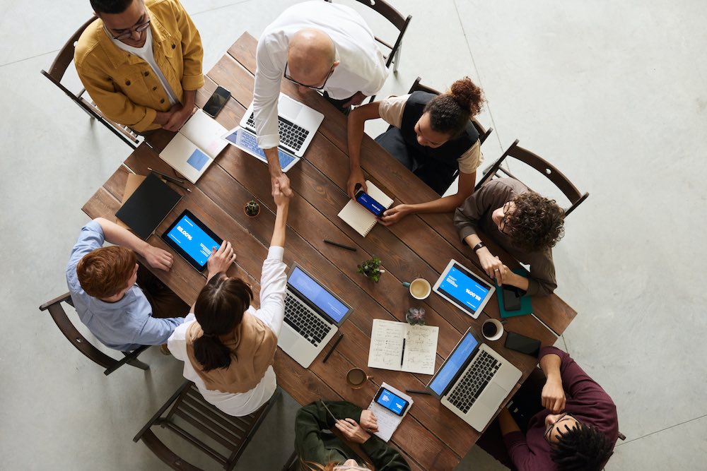 meeting with a full-service ad agency