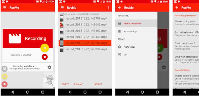 Android Screen Recorder App