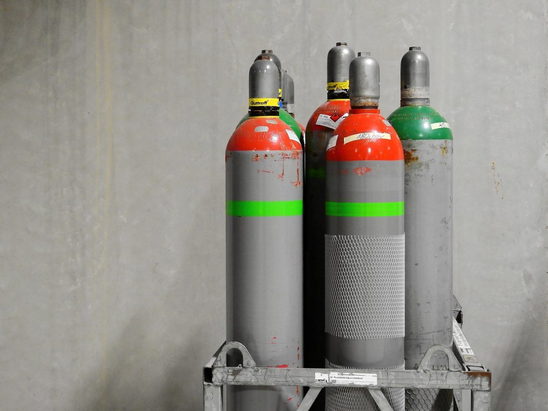 gas bottles