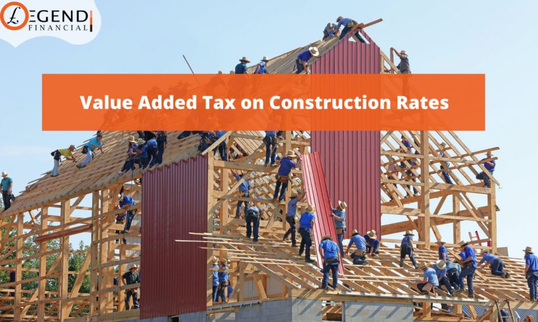 Value Added Tax on Construction Rates