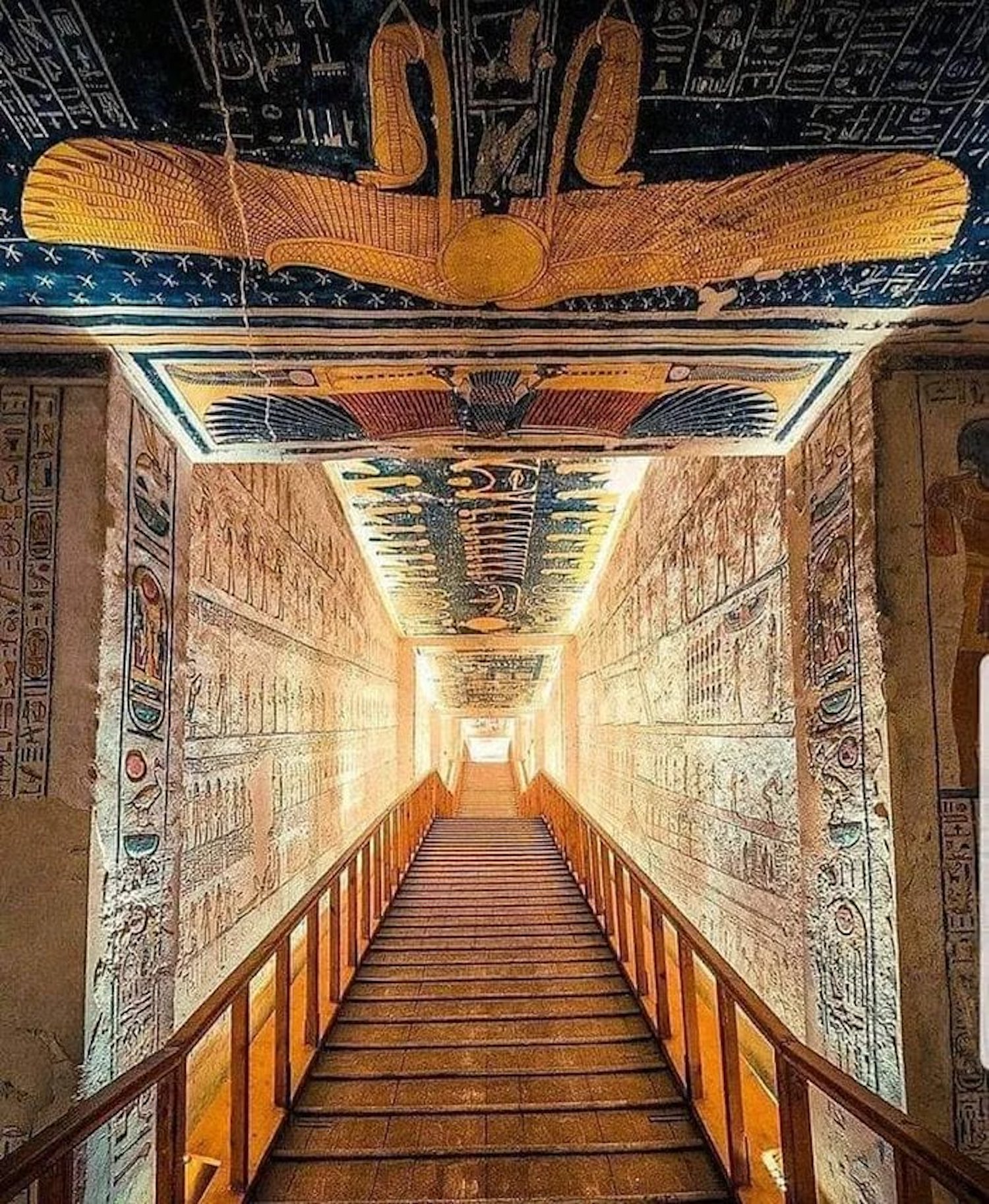 Real Interior of Ramses IV Tomb